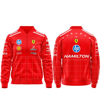 . Scuderia Ferrari HP Hamilton 2026 Monza Grand Prix Zip Jacket