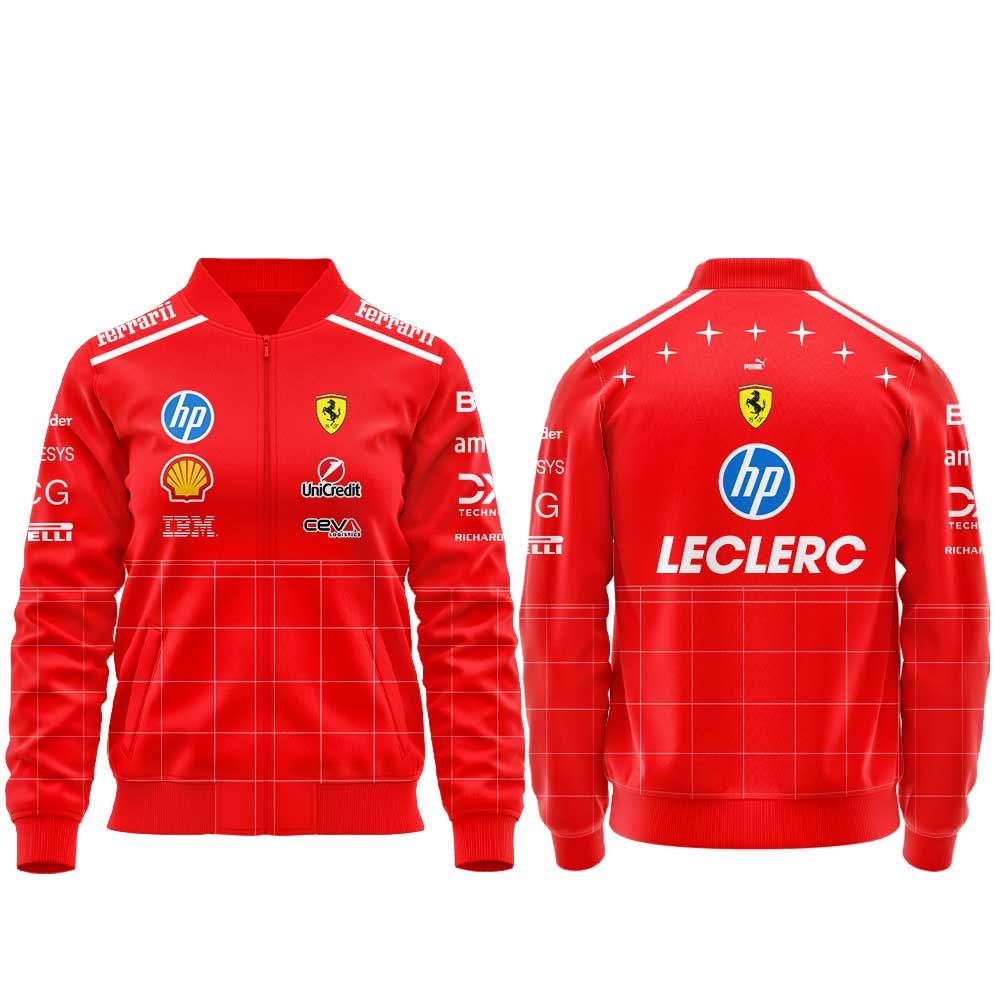 . Scuderia Ferrari HP Leclerc 2026 Monza Grand Prix Zip Jacket