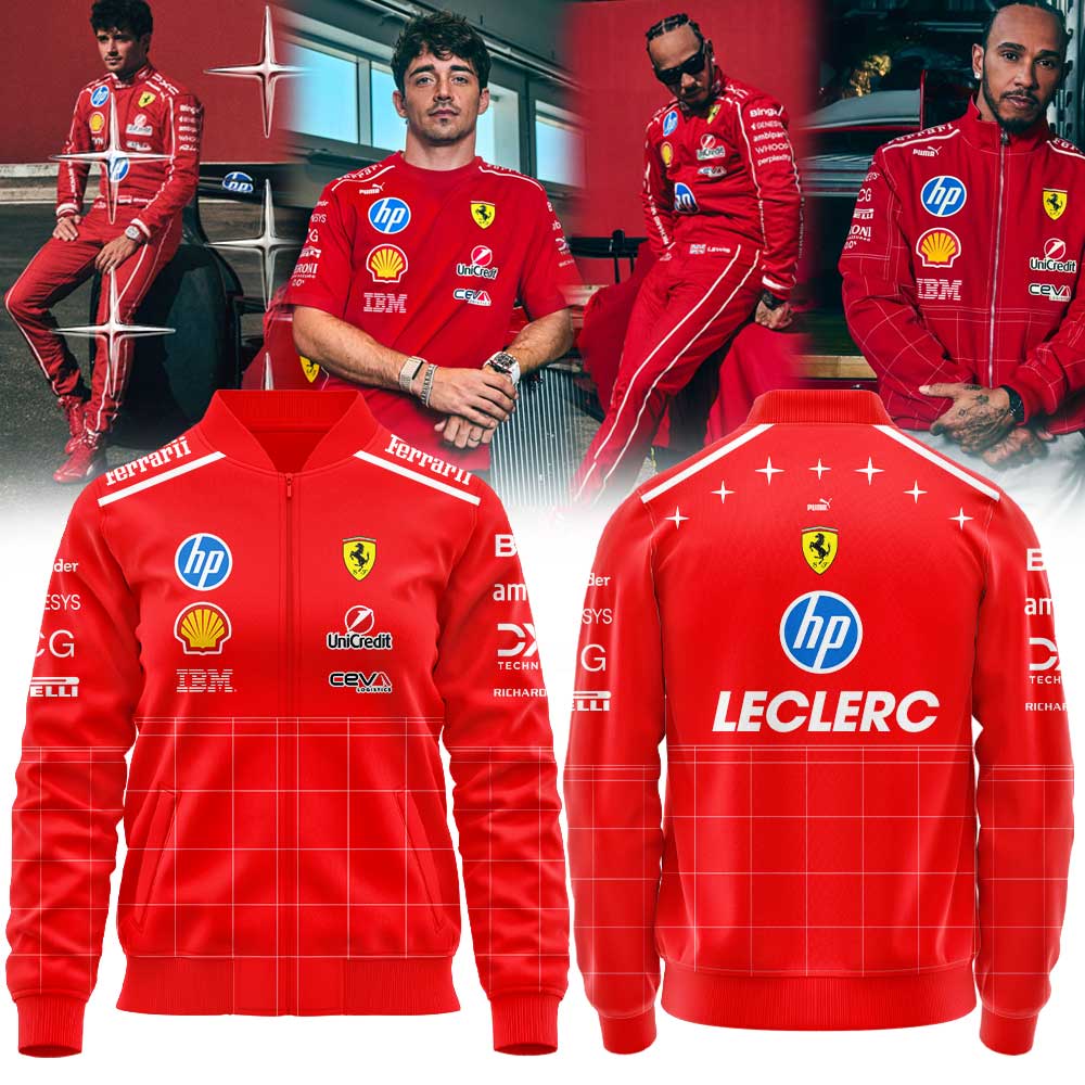 . Scuderia Ferrari HP Leclerc 2026 Monza Grand Prix Zip Jacket