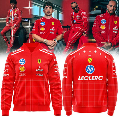. Scuderia Ferrari HP Leclerc 2026 Monza Grand Prix Zip Jacket