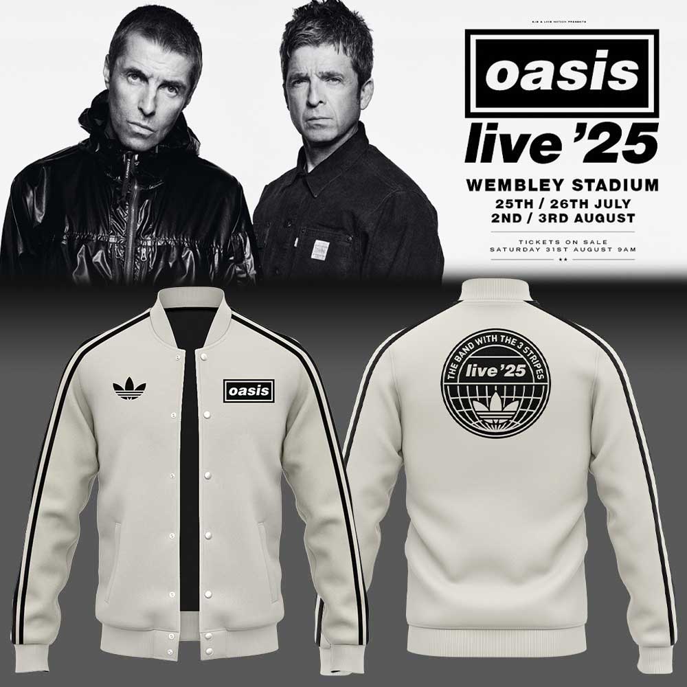 . Limited Edition Oasis “Live ’25” London Cream Jacket V2