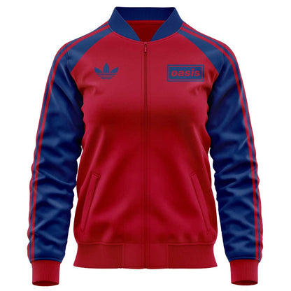. Limited Edition Oasis “Live ’25” London Red Zip Jacket V2