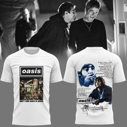 . Oasis: Don’t Look Back in Anger 30th Signature Limited Shirt V3