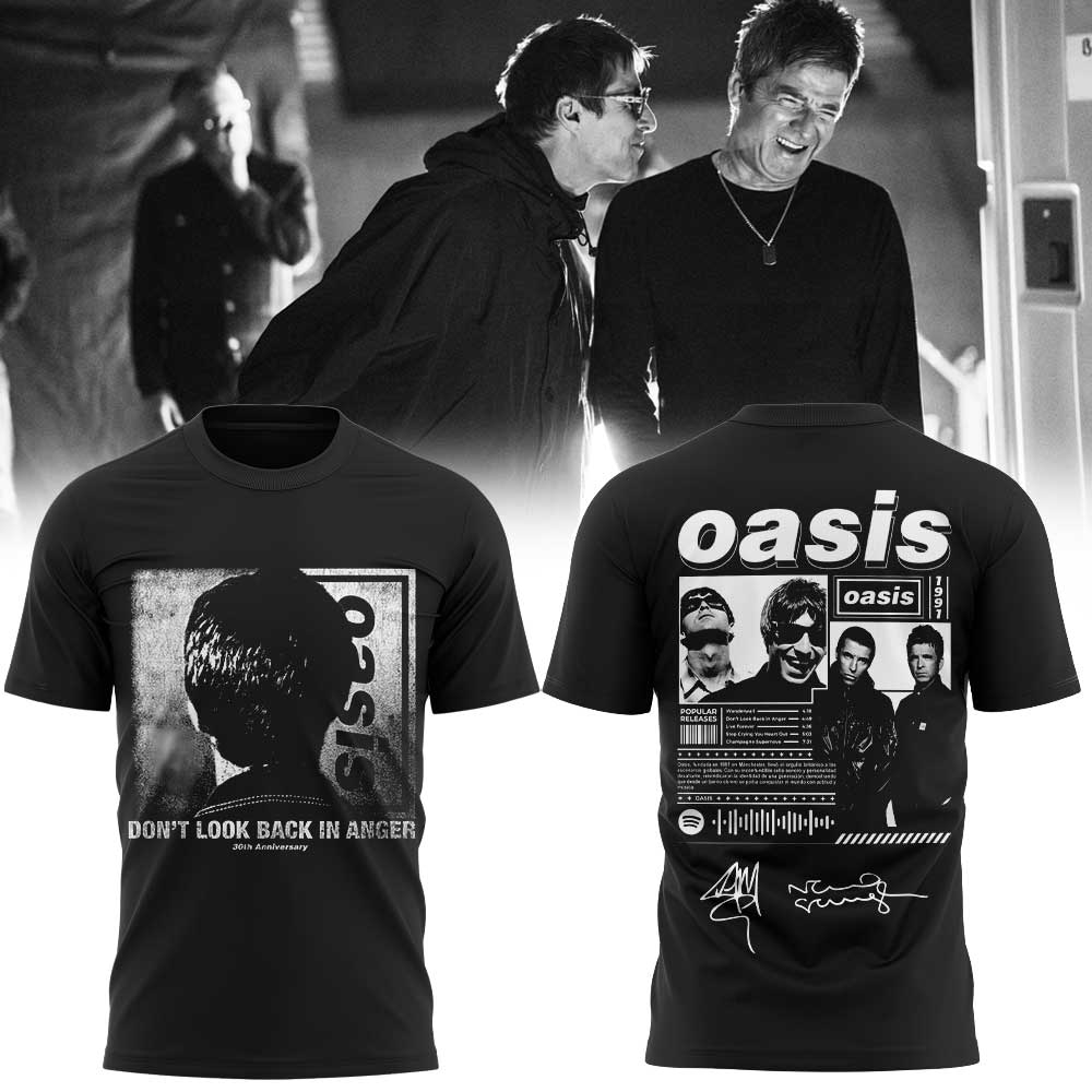 . Oasis: Don’t Look Back in Anger 30th Signature Limited Shirt