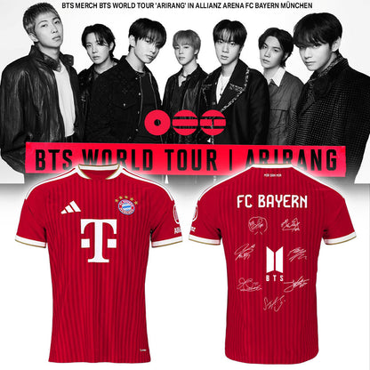 . BTS WORLD TOUR ‘ARIRANG’ in Allianz Arena FC Bayern München Jersey