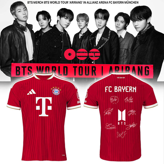 . BTS WORLD TOUR ‘ARIRANG’ in Allianz Arena FC Bayern München Jersey