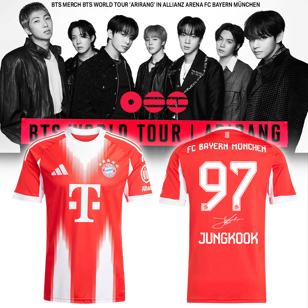 BTS WORLD TOUR ‘ARIRANG’ in Allianz Arena FC Bayern München Jersey