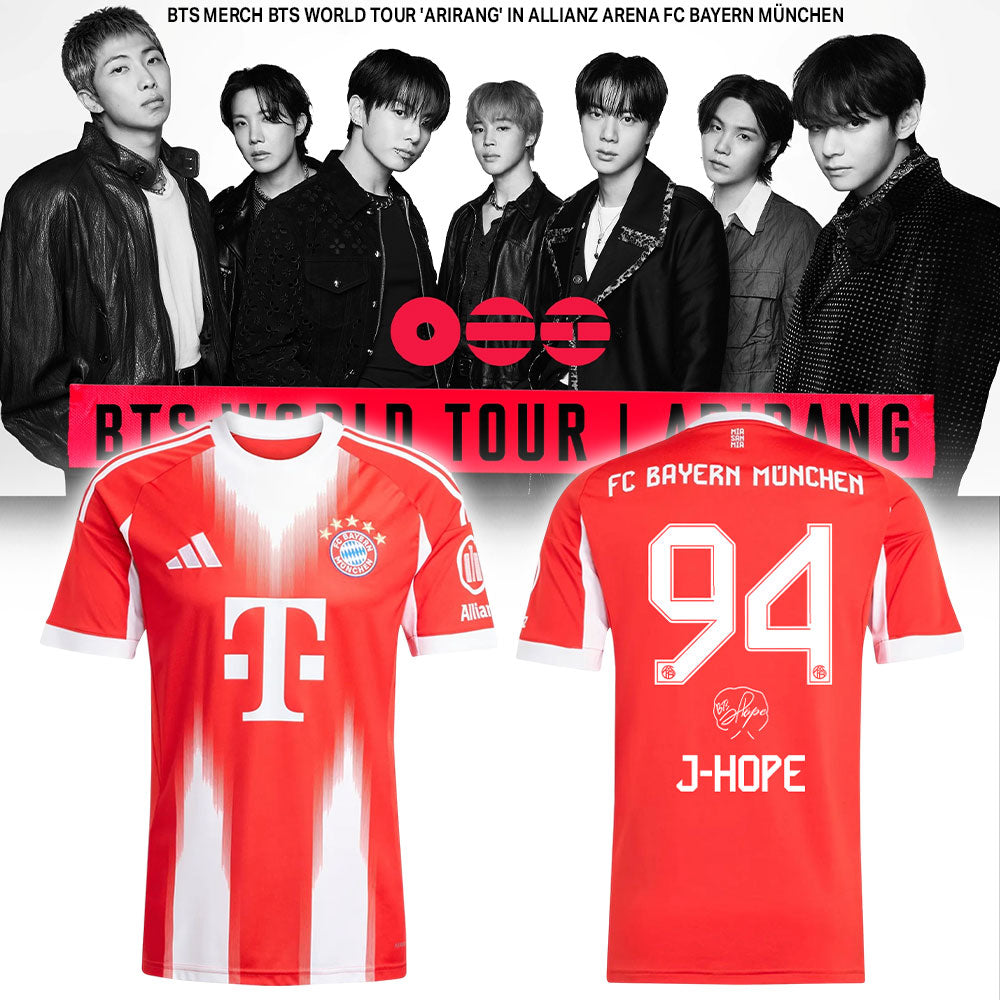 BTS WORLD TOUR ‘ARIRANG’ in Allianz Arena FC Bayern München Jersey