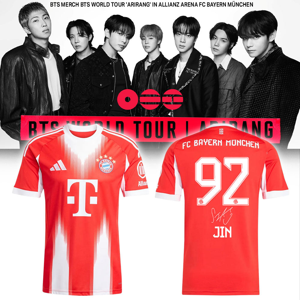 BTS WORLD TOUR ‘ARIRANG’ in Allianz Arena FC Bayern München Jersey