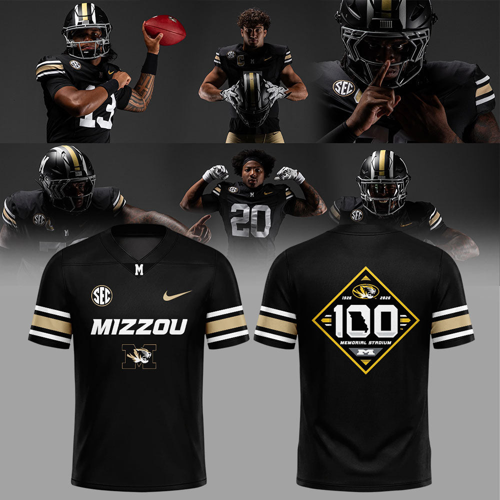 Mizzou Football Memorial Stadium 100th Anniversary edition Football Jersey