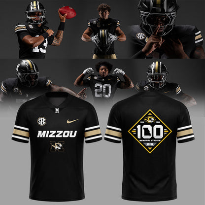 Mizzou Football Memorial Stadium 100th Anniversary edition Football Jersey
