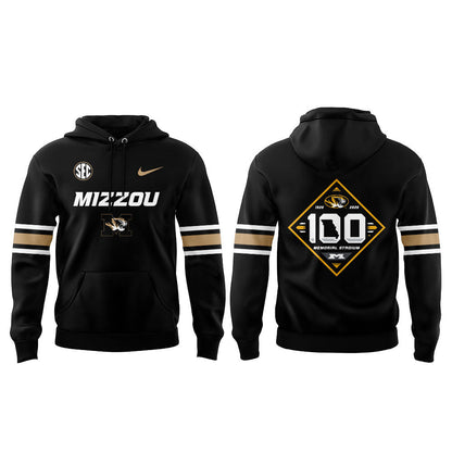 Mizzou Football Memorial Stadium 100th Anniversary edition Hoodie