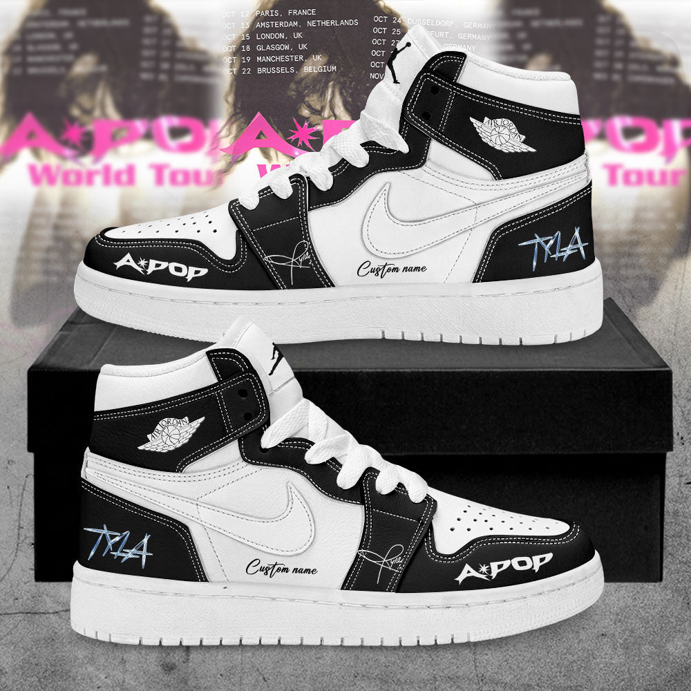 Tyla The A*POP World Tour 2026 V Signature Custom Name Shoes