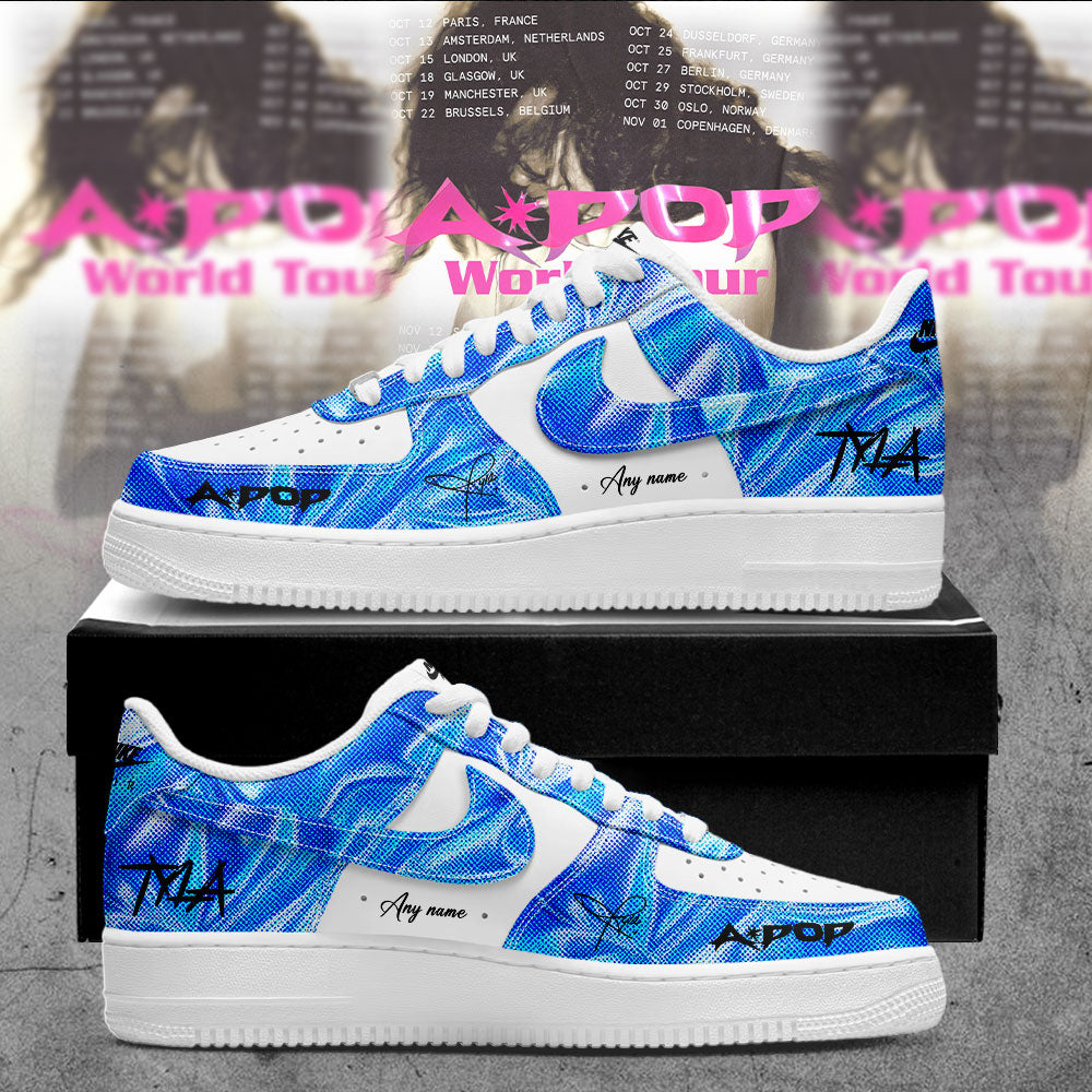 Tyla The A*POP World Tour 2026 V4 Signature Custom Name Shoes