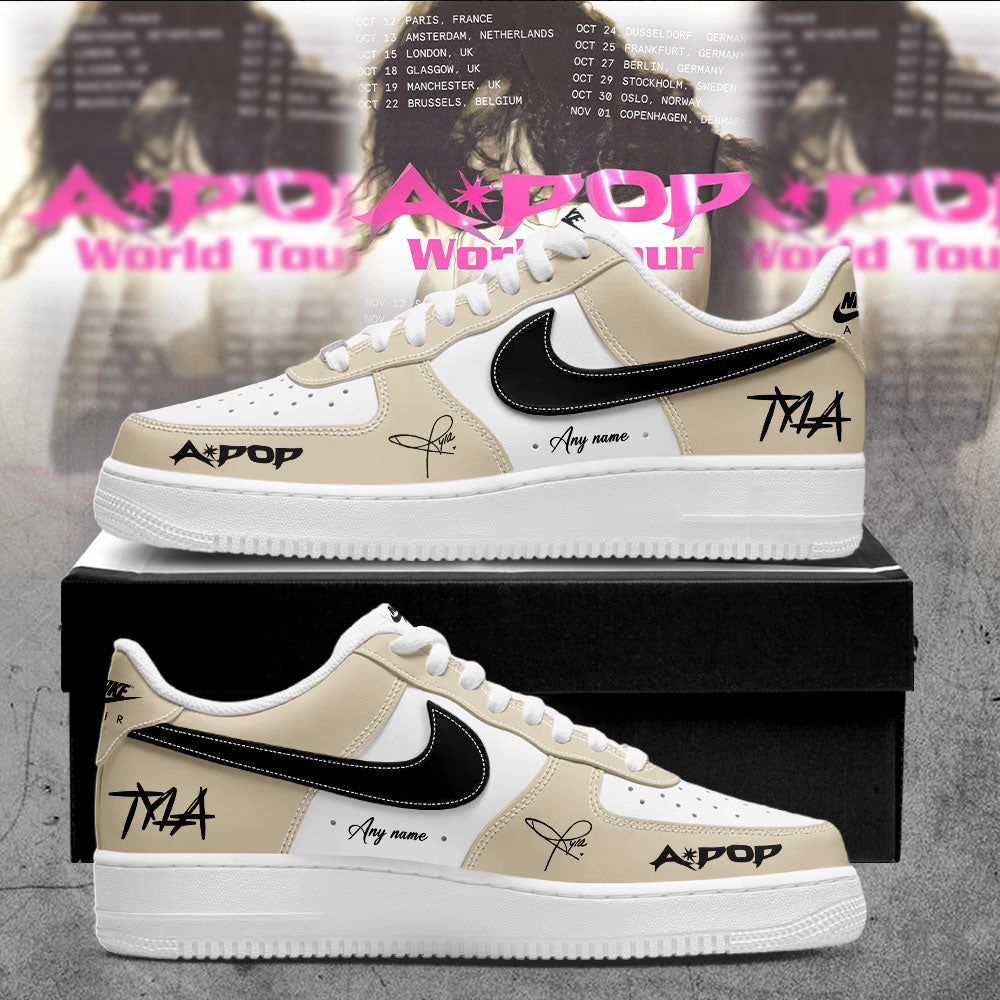 Tyla The A*POP World Tour 2026 V6 Signature Custom Name Shoes