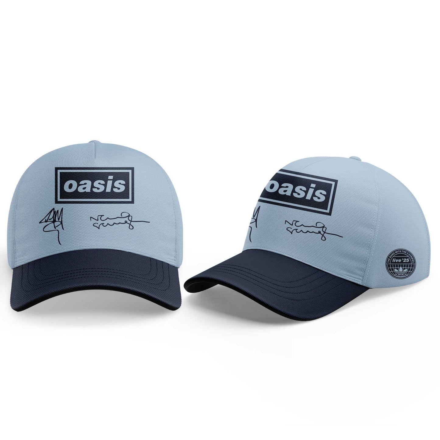 . Limited Edition Oasis “Live ’25” London Ocean Blue 25 Signature Shirt