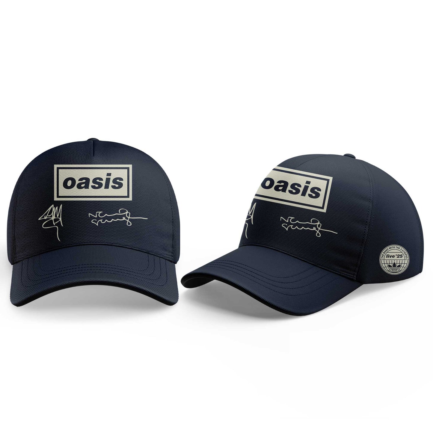 . Limited Edition Oasis “Live ’25” London Deep Blue Signature Zip Jacket