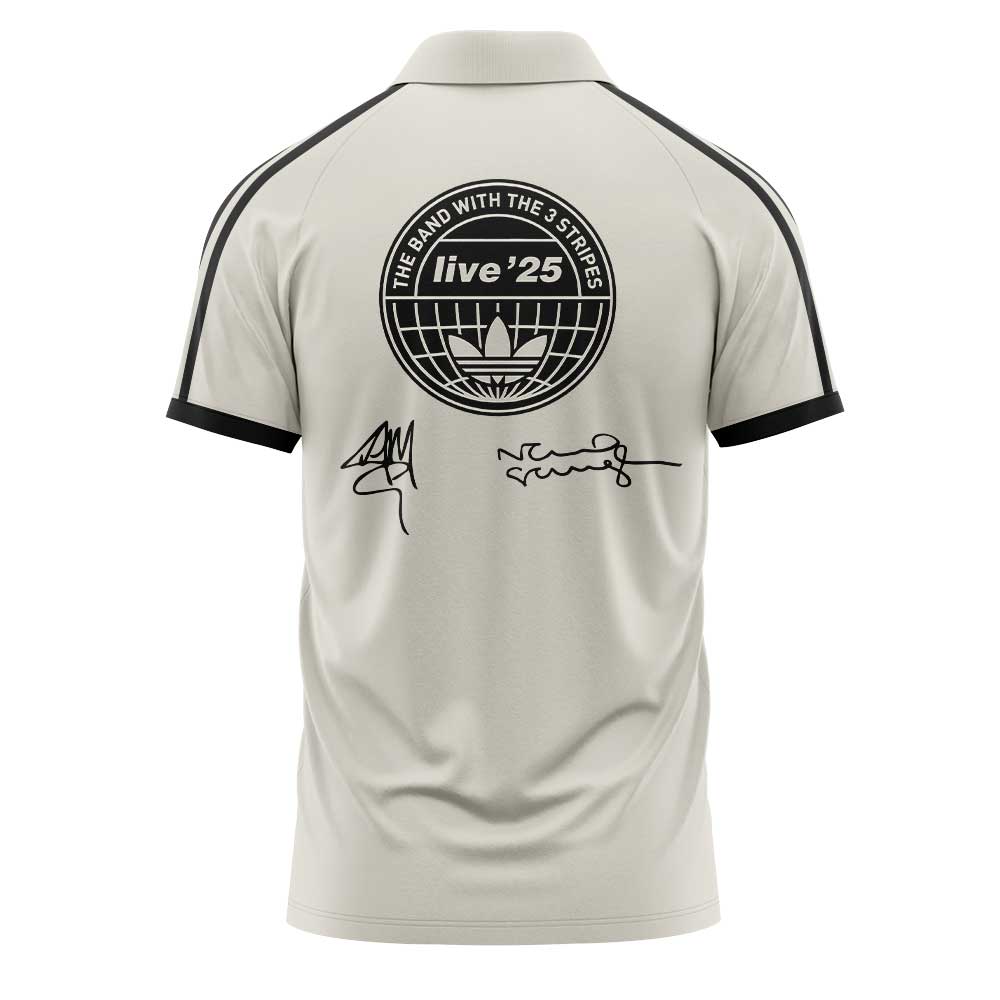 . Limited Edition Oasis “Live ’25” London Cream Signature Raglan Polo