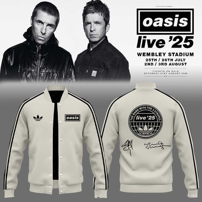 . Limited Edition Oasis “Live ’25” London Cream Signature Jacket