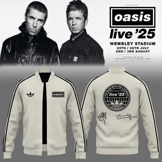 . Limited Edition Oasis “Live ’25” London Cream Signature Jacket