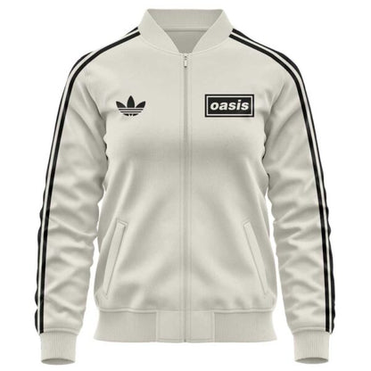 . Limited Edition Oasis “Live ’25” London Cream Signature Zip Jacket