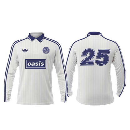 . OASIS LIVE ’25 DROP 2 White Long Polo