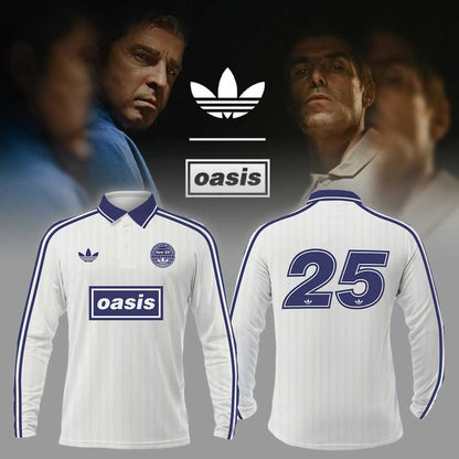 . OASIS LIVE ’25 DROP 2 White Long Polo