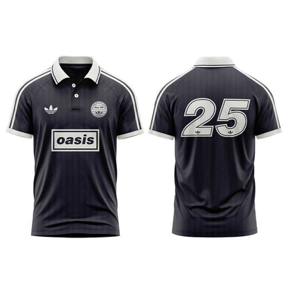 . OASIS LIVE ’25 DROP 2 Black Raglan Polo