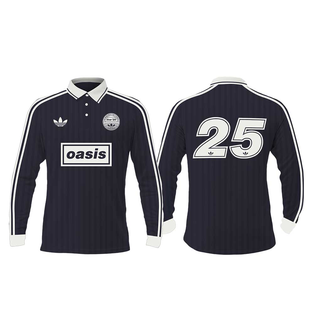 . OASIS LIVE ’25 DROP 2 Black Long Polo