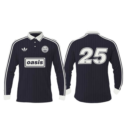 . OASIS LIVE ’25 DROP 2 Black Long Polo