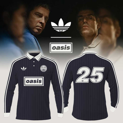 . OASIS LIVE ’25 DROP 2 Black Long Polo