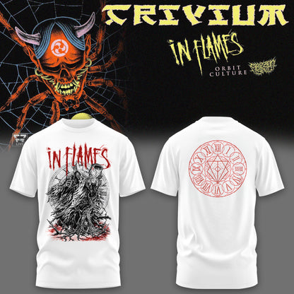 In Flames The Crown In The Grave Tour ’26 Tshirt
