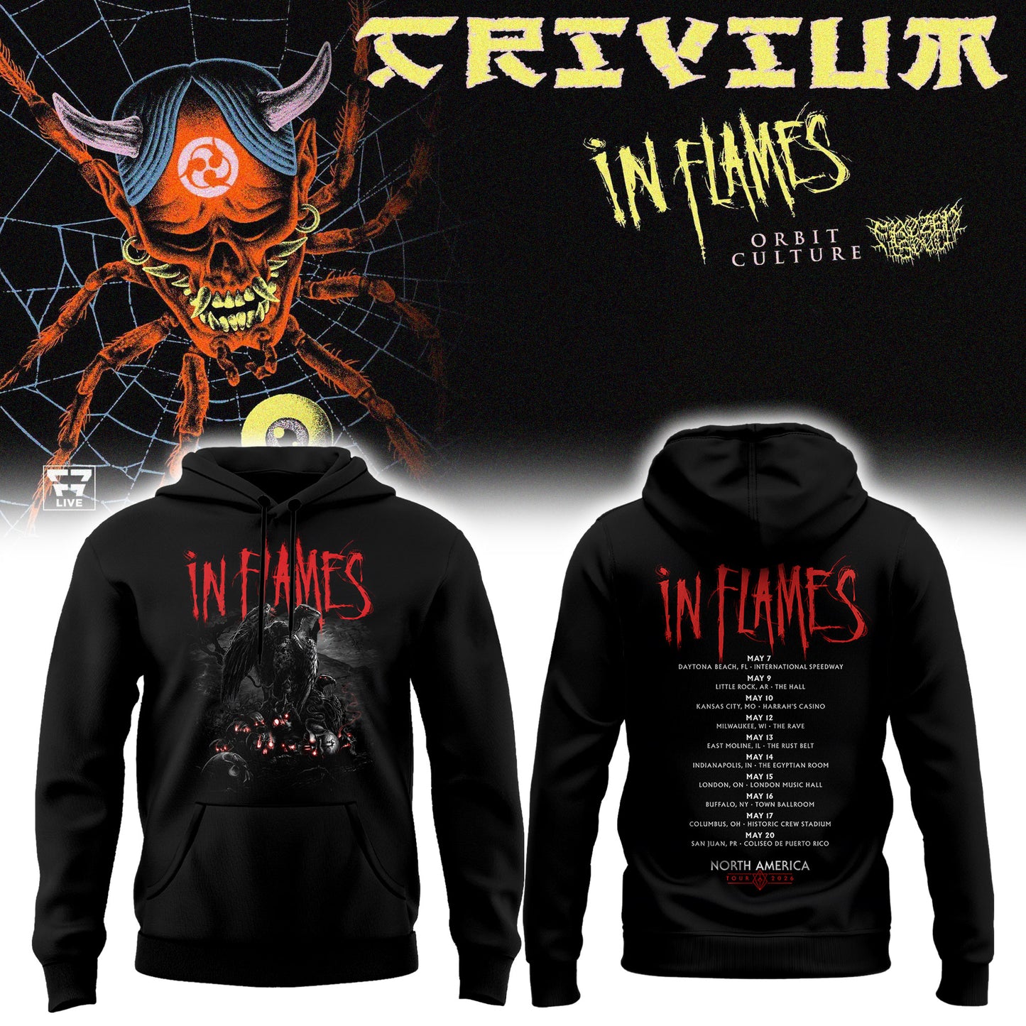 _Crown in the Grave World Tour 2026 Edition Hoodie