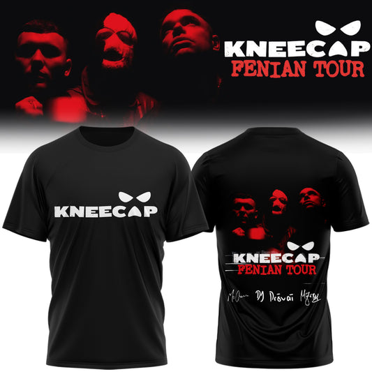 KNEECAP ”FENIAN TOUR” Limited Edition Signature – Tshirt
