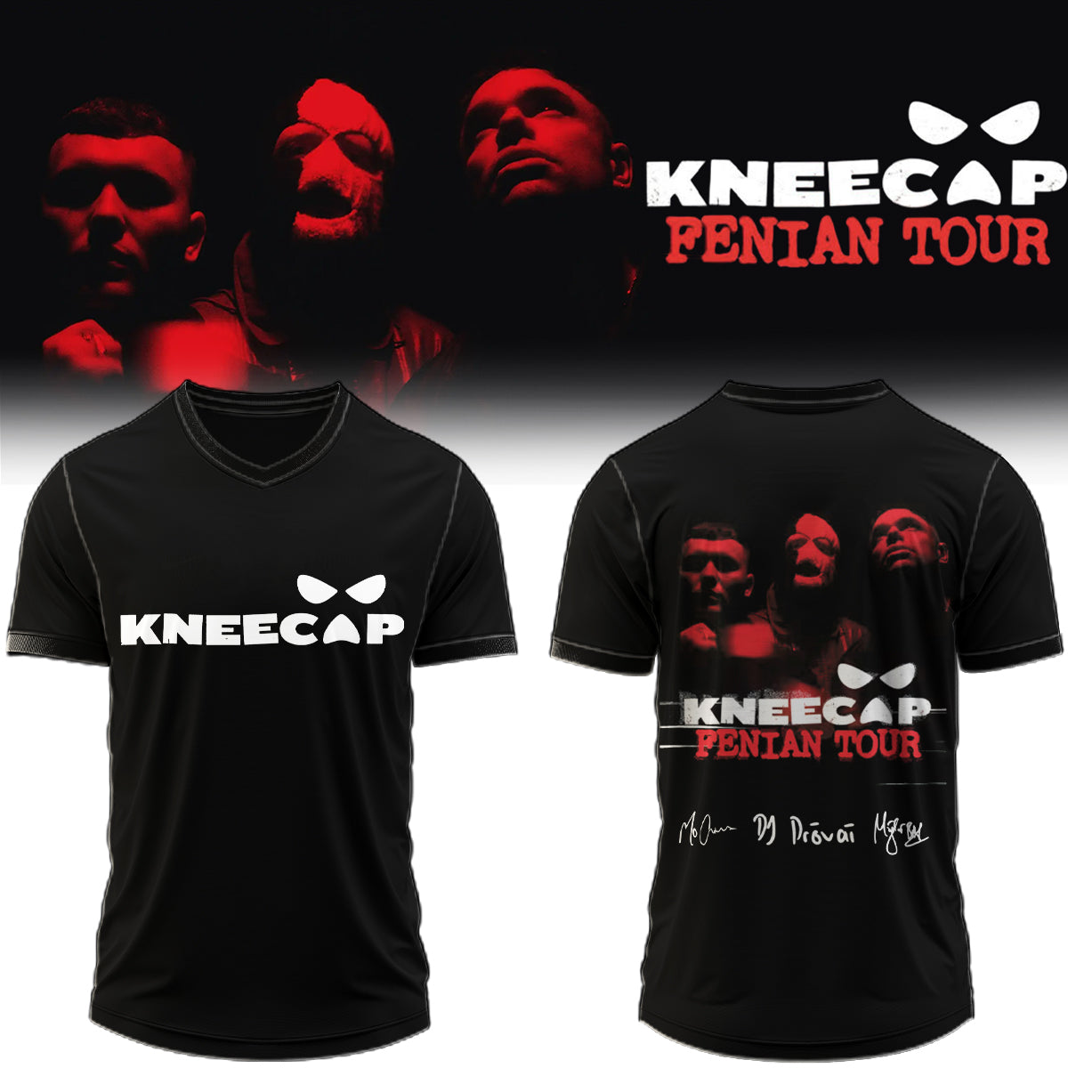 ..KNEECAP ”FENIAN TOUR” Limited Edition Signature – Jersey