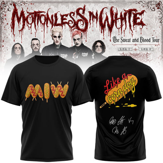 Motionless In White “The Sweat and Blood Tour 2026” Signature Limited Edition – Tshirt