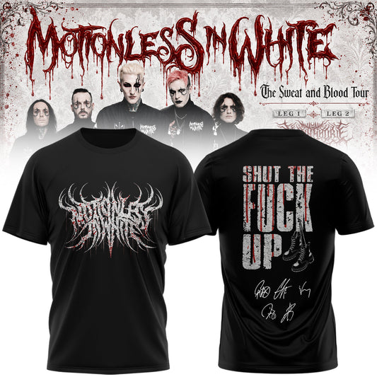 Motionless In White “The Sweat and Blood Tour 2026” Signature Limited Edition – Tshirt
