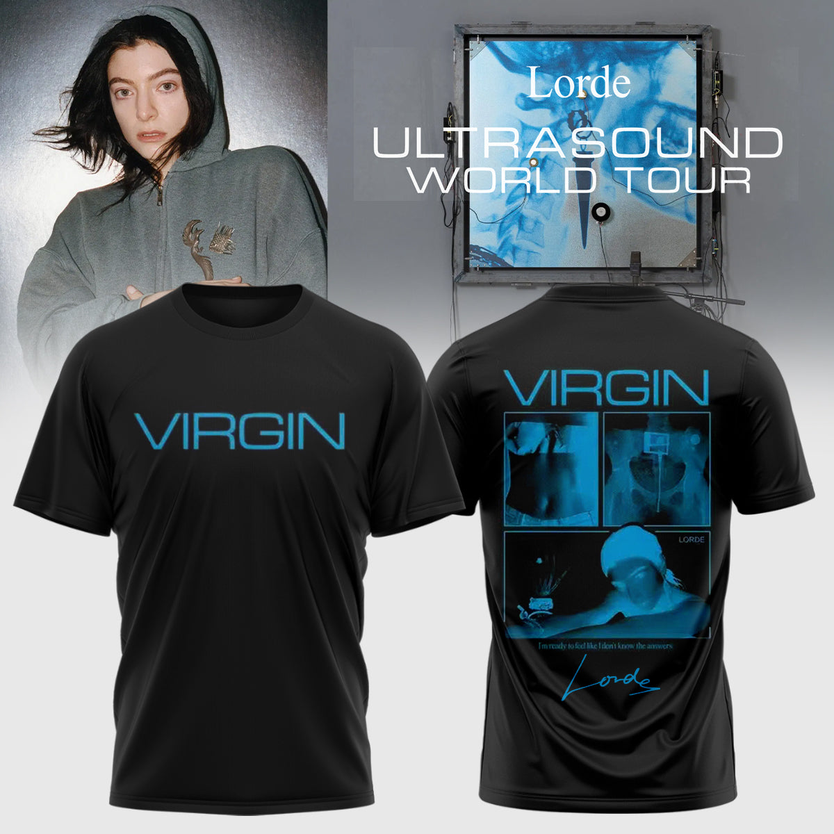 Lorde “Ultrasound”World Tour Limited Edition shirt