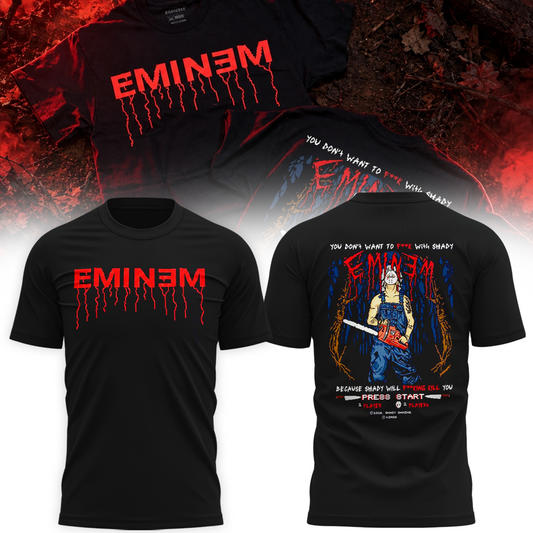 Eminem X New York Comic Con 2026 Jason Voorhees Arcade Game Style Two Sided Tshirt