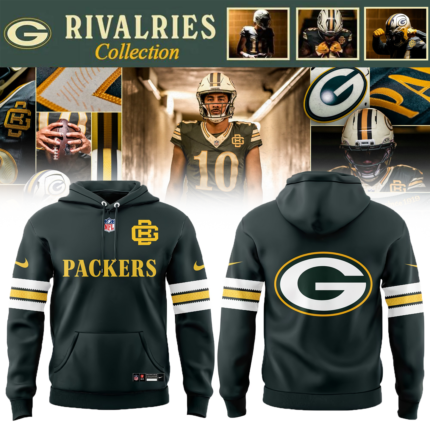 Green Bay Packers 2026 Rivalries Making History Since 1919 Hoodie