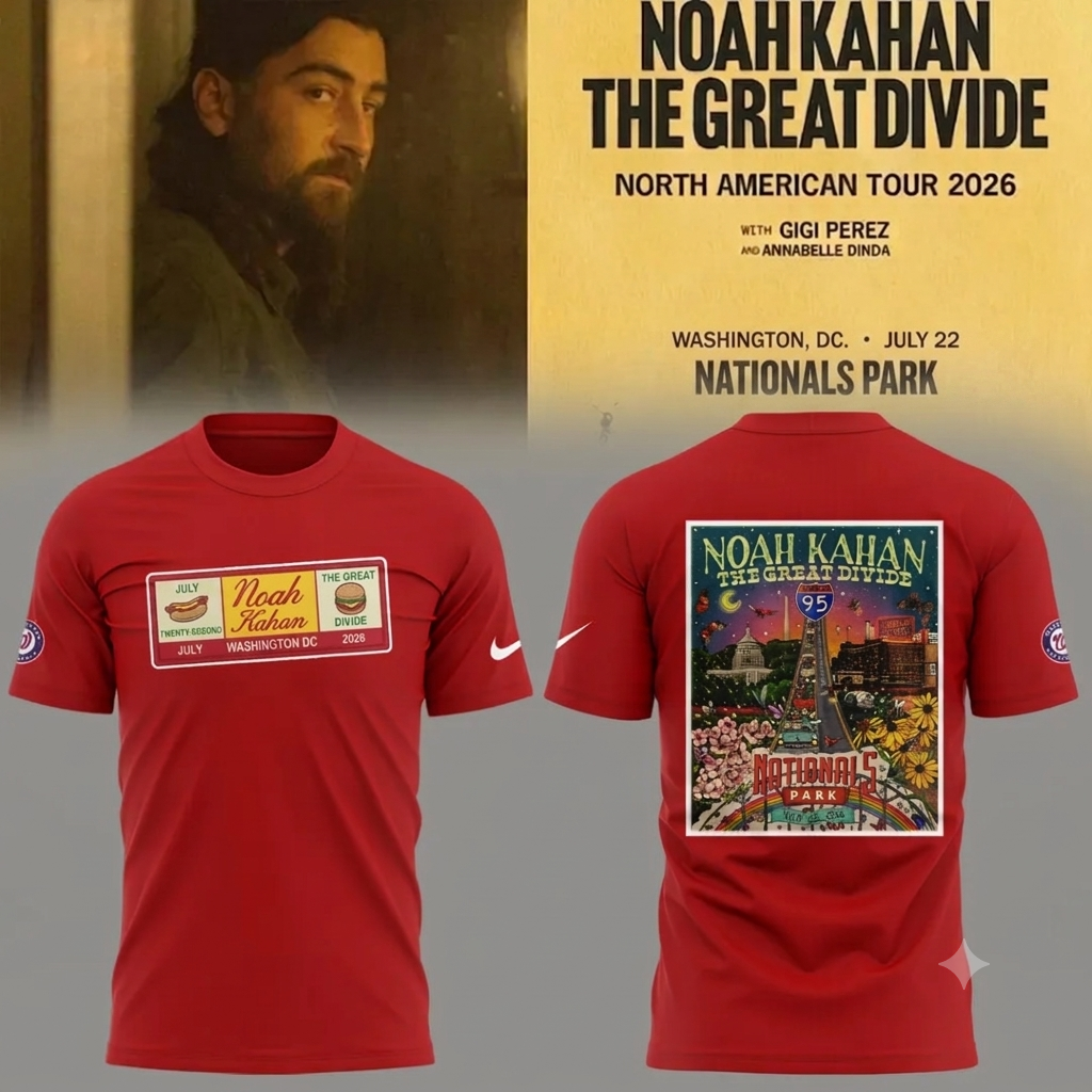 Limited Edition The Great Divide Tour 2026 At Washington Nationals Shirt