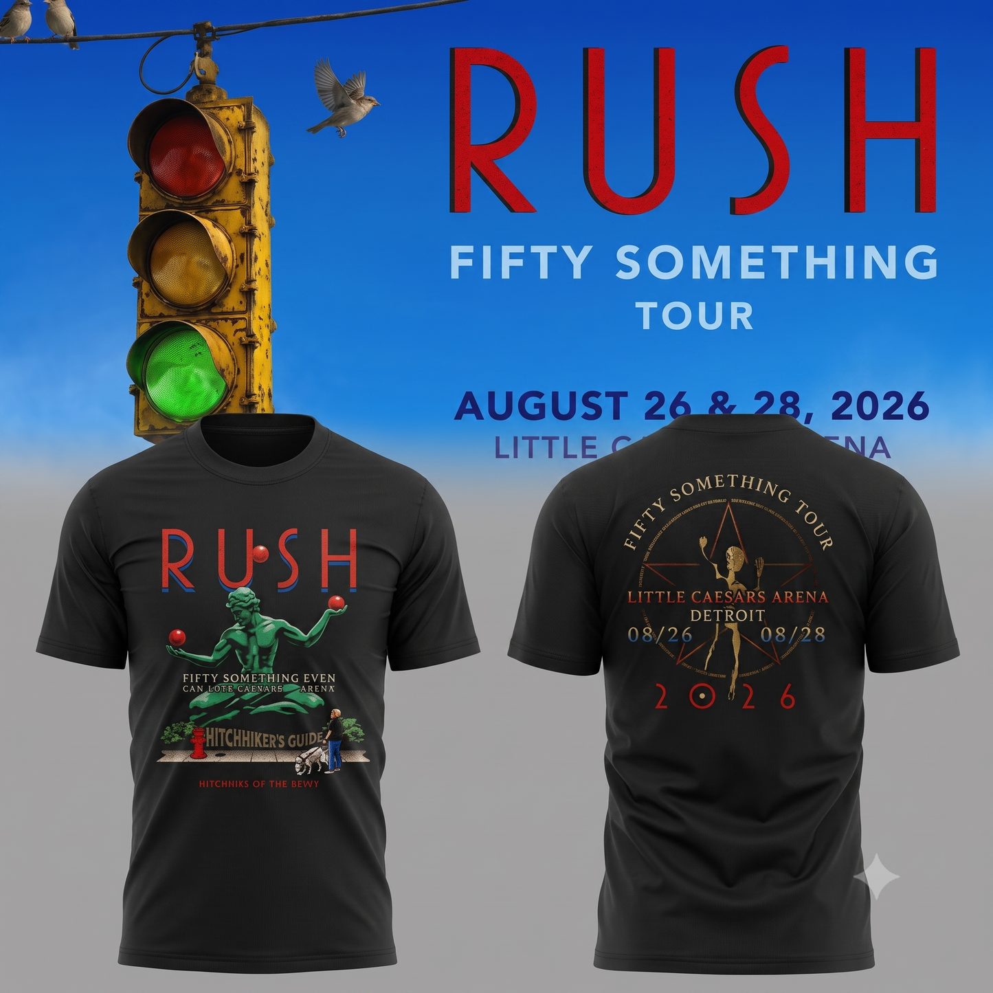 Limited Edition Fifty Something Tour 2026 T-Shirt