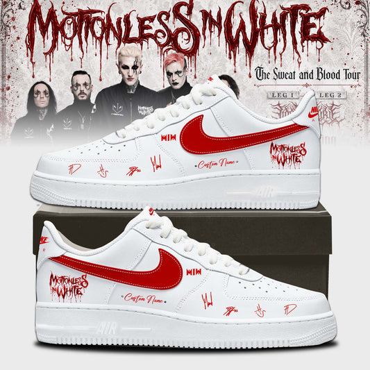 Motionless In White “The Sweat and Blood Tour 2026” Signature Limited Edition – Shoes 2