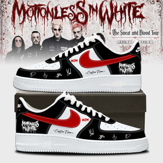 Motionless In White “The Sweat and Blood Tour 2026” Signature Limited Edition – Shoes