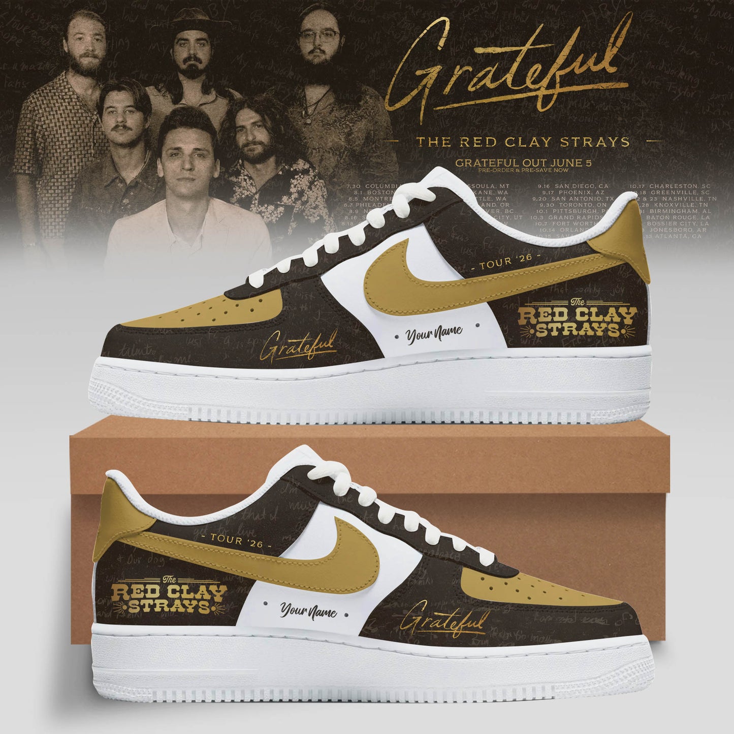_THE RED CLAY STRAYS 2026 TOUR MERCH SNEAKERS ARE HERE