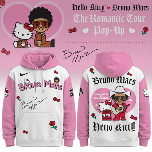 Bruno Mars x Hello Kitty "The Romantic Tour" Hoodie