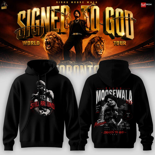 SIDHU MOOSE WALA SIGNED TO GOD TOUR HOODIE