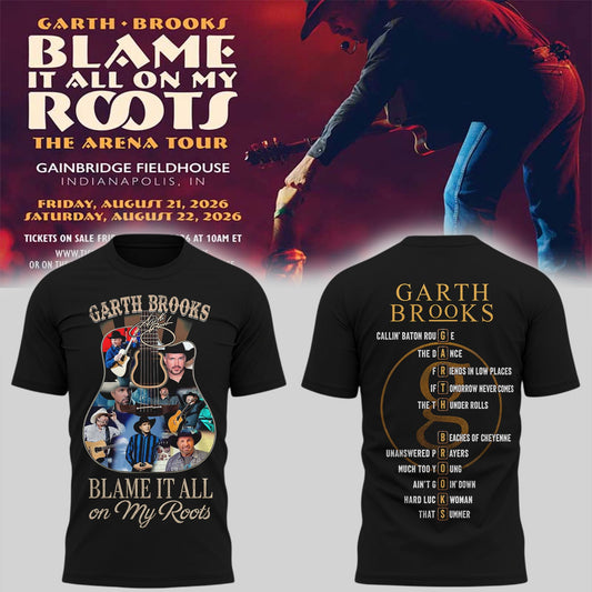 Limited Edition “Blame It All On My Roots – The Arena Tour” T-Shirts
