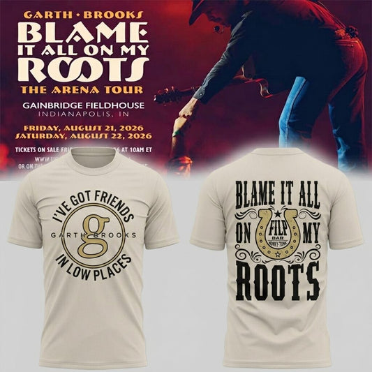 Limited Edition “Blame It All On My Roots – The Arena Tour” T-Shirts