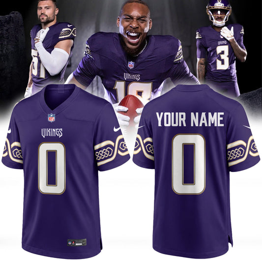 Limited Edition Vikings x Nike “New Uniform Rivalries” Jersey Custom Name/Number